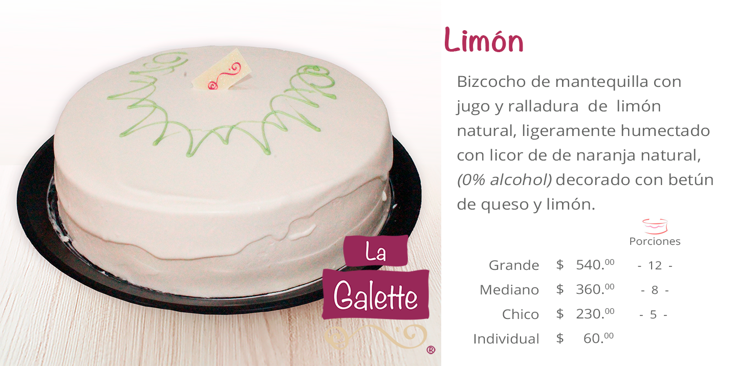 Pastel Limón